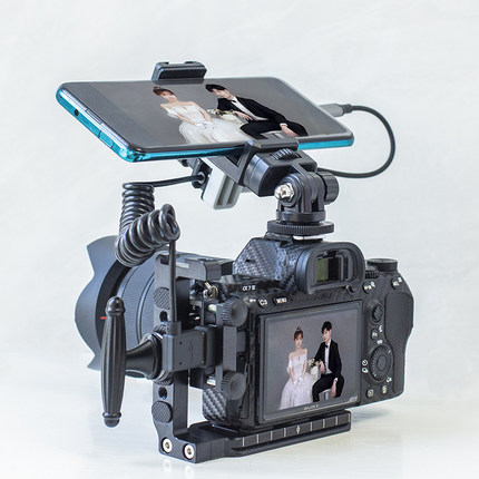 适用佳能索尼康松下相机采集卡连HDMI线手机取景显示屏视频监视器