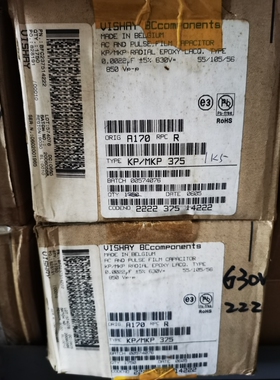 630V2n2J 威士 VISHAY BC KP/MKP 375 CBB 薄膜电容 0.0022uf630v
