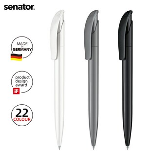 Senator德国进口 Challenger实色0.5mm黑色中性笔 商务办公学生签字笔黑水笔广告笔处方笔 企业LOGO商务定制