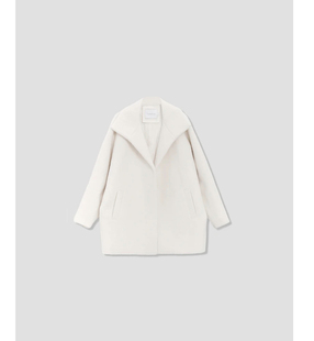 FOREVERCAN“富士山下”立裁连肩蝙蝠袖大衣外套SC22282