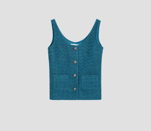 FOREVERCAN 客定美丽诺羊毛粗花呢马甲背心SC22945 科莫晨曦