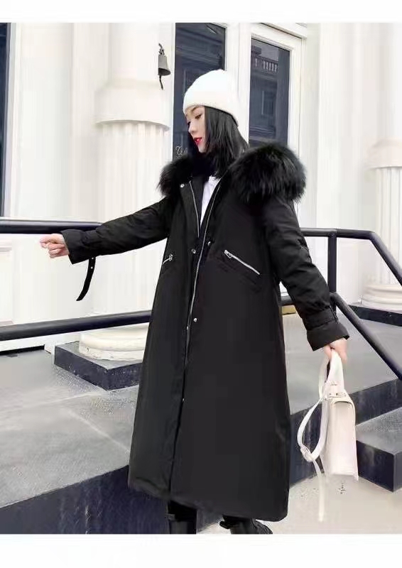 狐狸毛领连帽爆款外套