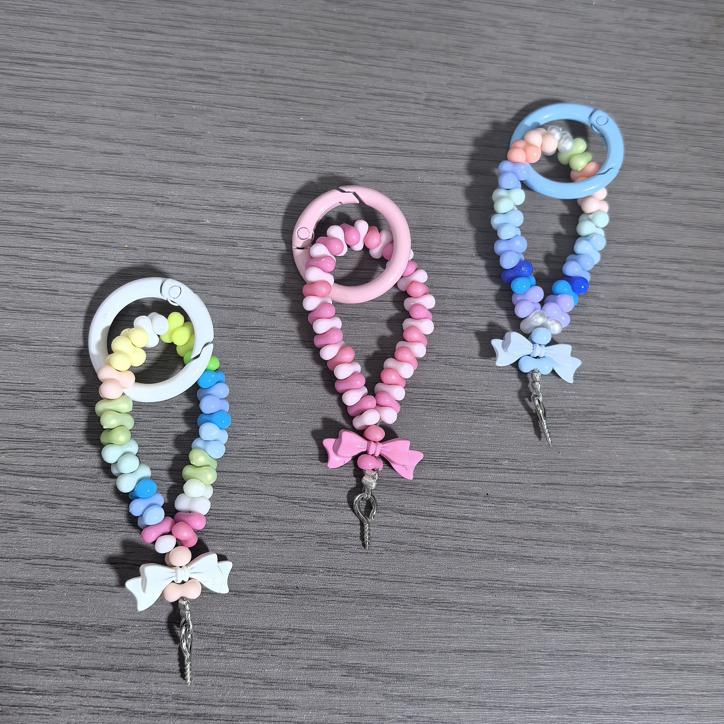 合金优雅简约蝴蝶结吊坠diy手工饰品手链项链手机链串珠配件材料