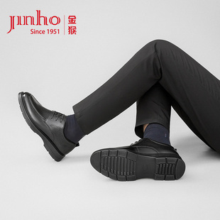 十大名牌皮凉鞋金猴男士凉鞋镂空洞洞鞋透气 男款休闲皮鞋真皮软