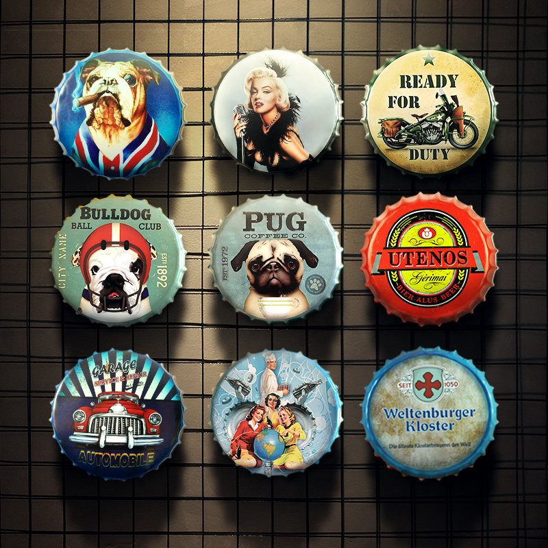 米拉桑酒吧复古壁挂装饰