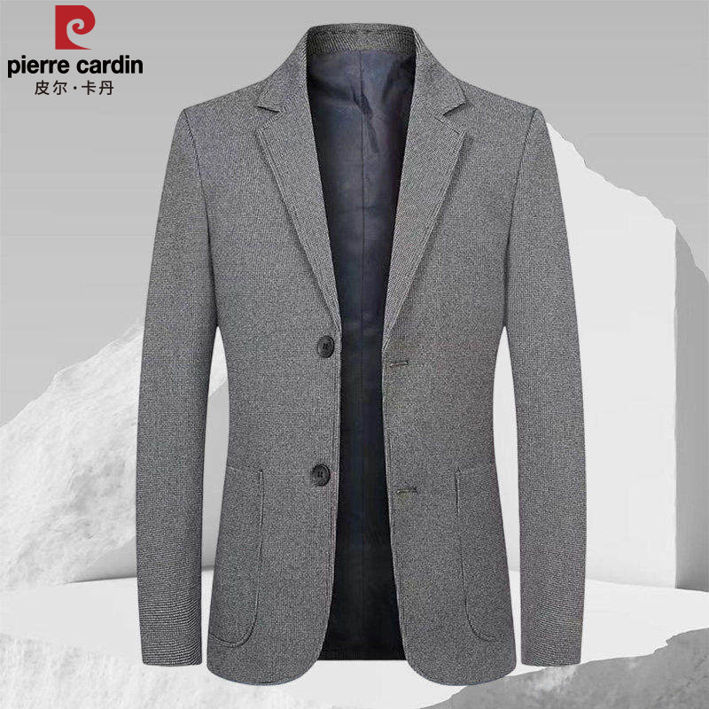 皮尔卡丹西服外套男士2026新款韩版商务休闲高档春秋季高级感西装,男装,西服,淘宝优惠券,粉丝福利购,淘宝优惠卷