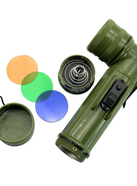 库存可挂载款L手电老式手电摆件好玩地图灯信号灯可加装IR功能LED