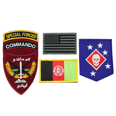 犀兕合甲 MARSOC用章套装包含美国国章 阿富汗国旗章 马润突击章