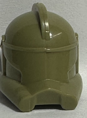 军绿色第三方头盔白色星战克隆兵白兵指挥官兵人仔帽配件赏金猎人