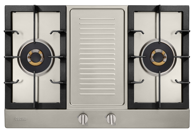 意大利cucine 库琪尼ca820ghdx 嵌入式燃气灶 双眼灶 全铜炉头