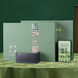 春季新茶汉中毛尖礼盒汉江春手工雀舌绿茶炒青西乡毛尖茶叶仙毫