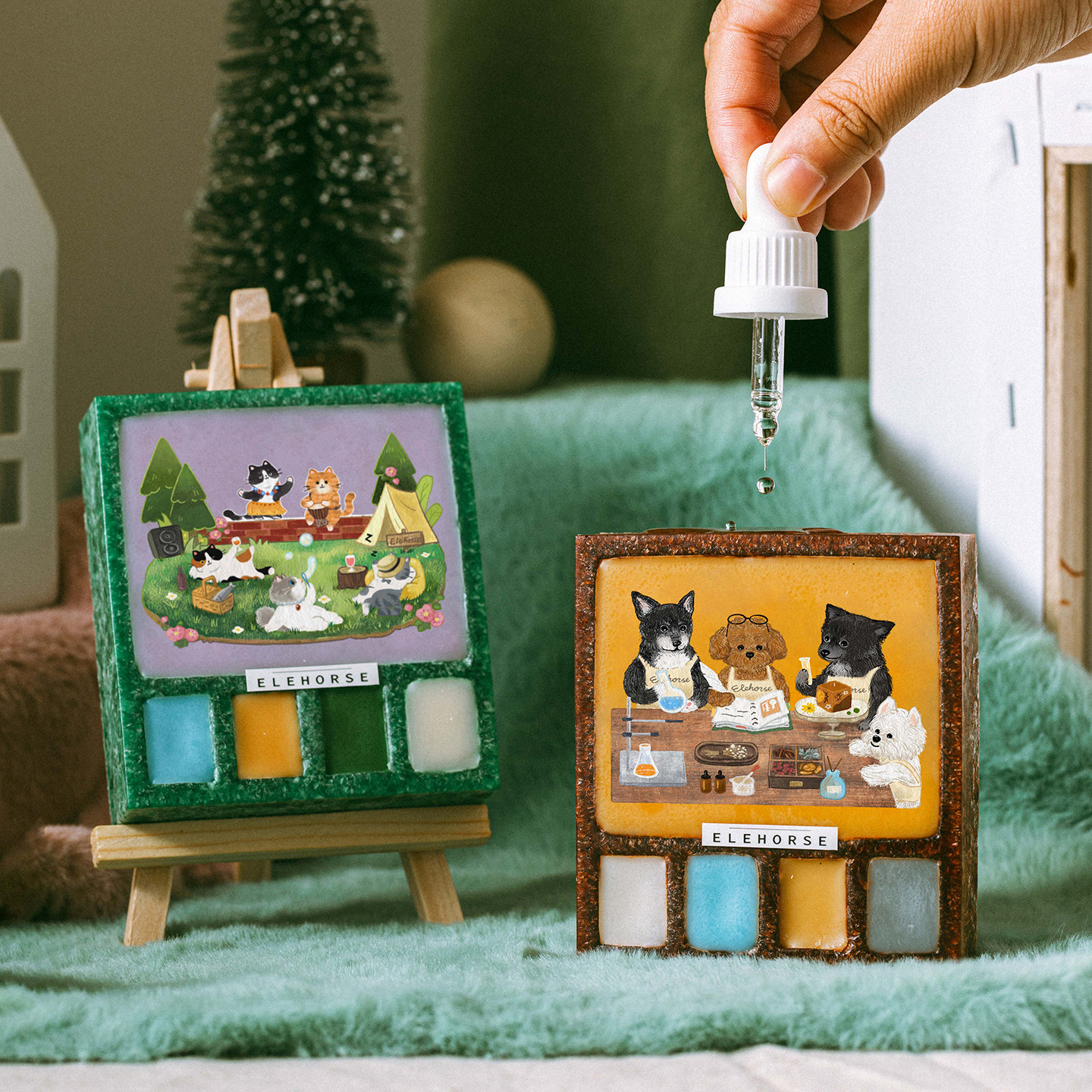 「咕噜小岛」Elehorse象马造型扩香蜡石香薰摆件艺术生日女生礼物,家居饰品,香薰摆件,淘宝优惠券,粉丝福利购,淘宝优惠卷