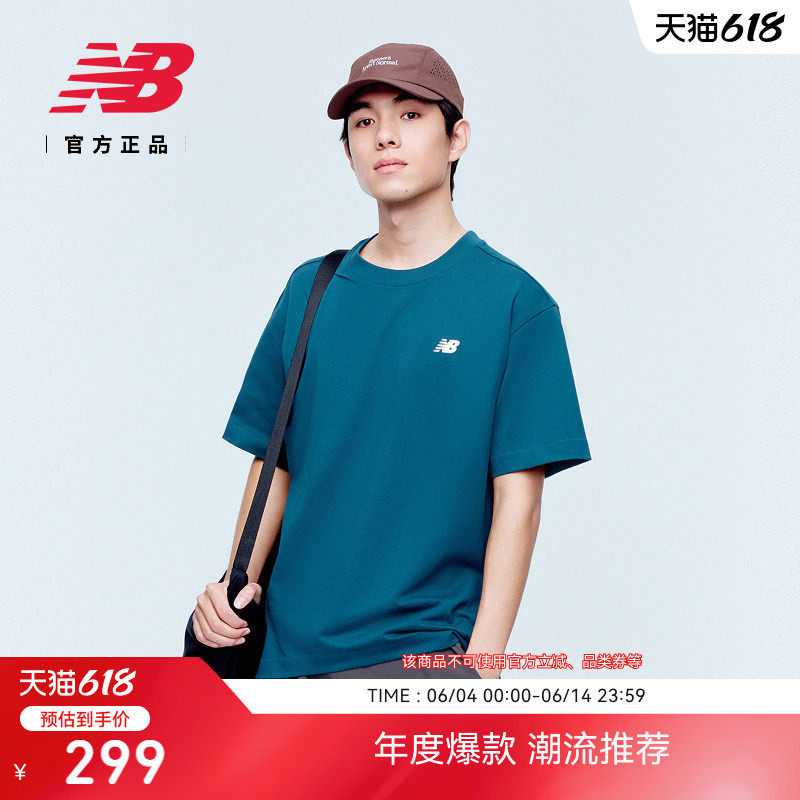 New Balance NB官方26新款男款舒适时尚运动休闲短袖T恤MT61P1J9
