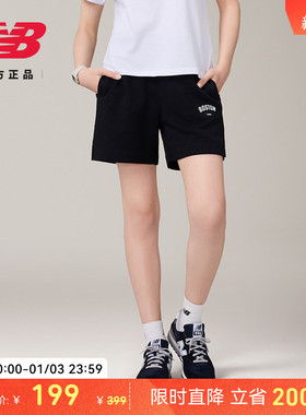 New Balance NB官方正品女士时尚百搭休闲舒适运动短裤AWS52383
