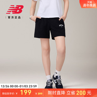 百搭休闲舒适运动短裤 New 女士时尚 NB官方正品 AWS52383 Balance