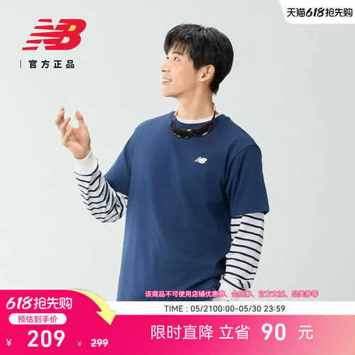 NewBalance男女款圆领短袖