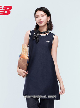 New BalanceNB官方26新款女简约时尚休闲百搭圆领连衣裙WD61Q4DB
