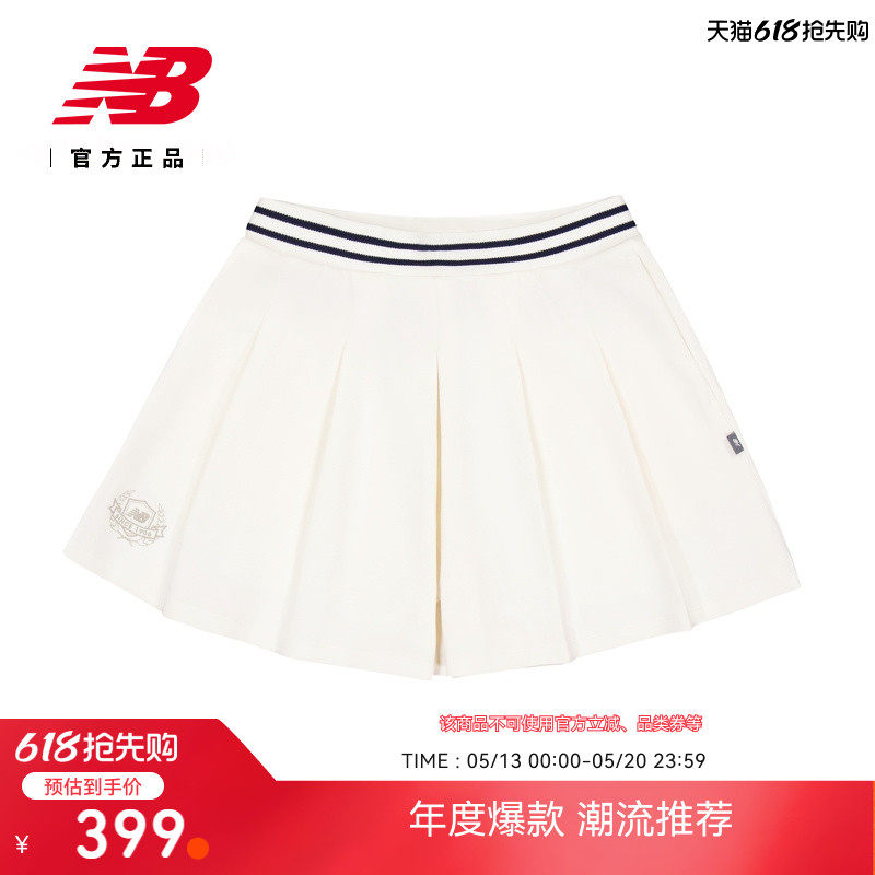 New Balance NB官方26新款女士潮流舒适运动女针织短