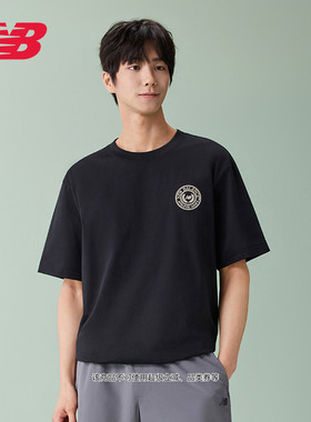 New Balance NB官方26新款男士潮流舒适运动休闲短袖T恤MT61D2MB