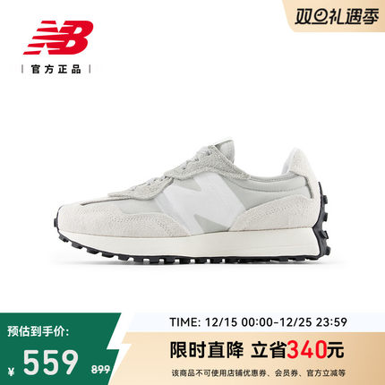 V头鞋 | New Balance NB官方正品25男女冬舒适运动休闲鞋U327WHA