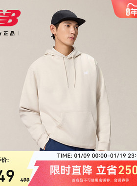 New Balance  NB官方男款冬季潮流时尚舒适运动卫衣套头衫MT41511