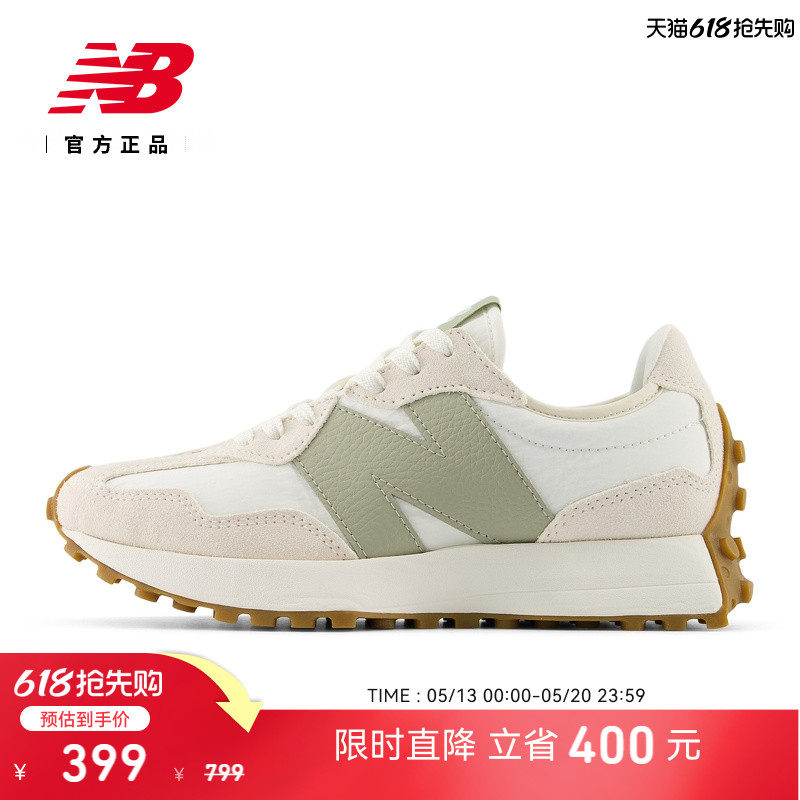 New Balance NB官方正品女鞋舒适轻便厚底休闲鞋327