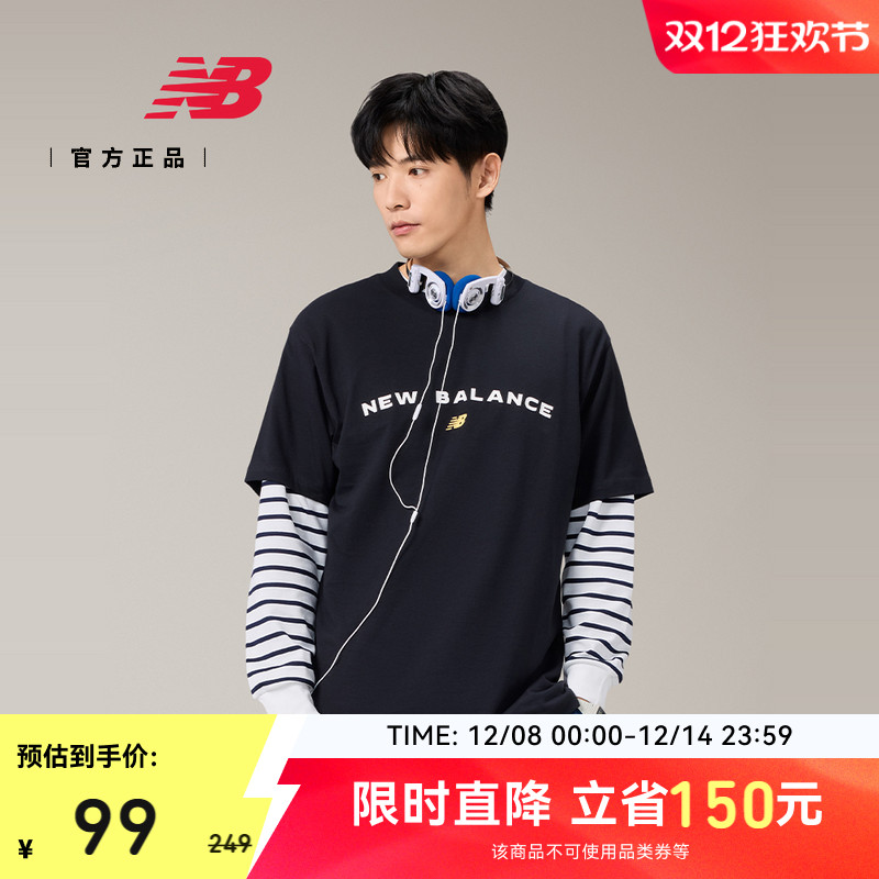 NEWBALANCE男款短袖T恤