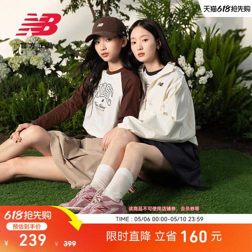 NewBalanceNB休闲圆领长袖T恤