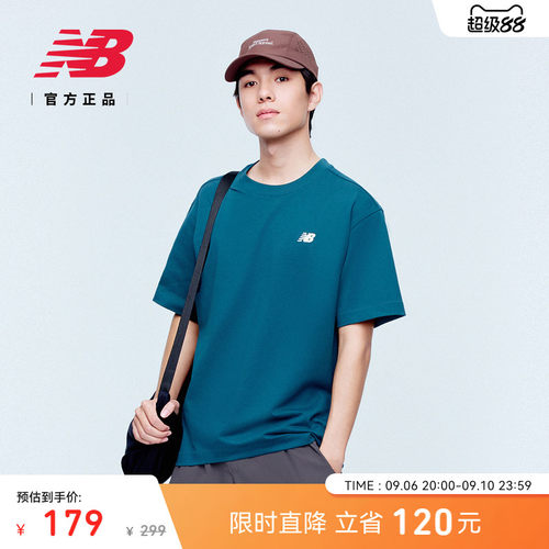 NewBalance男款运动短袖T恤