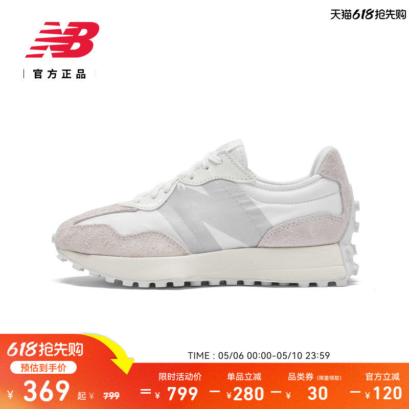 NEW BALANCE�ٷ�327ϵ������Ь��ɫ/ǳ�� WS327SFD 36.5  391.16Ԫ