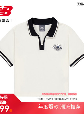New Balance NB官方26新款女款舒适时尚百搭POLO翻领T恤WT61R090