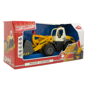 DICKIE迪奇 ROAD LOADER 声光推土车工程车道路装载机铲车玩具车