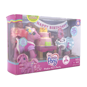 my little pony小马宝莉生日蛋糕场景派对换装pinkie萍琪两个装
