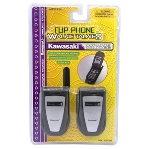 Kawasaki fup phone Walkie Talkies儿童翻盖式移动电话对讲机