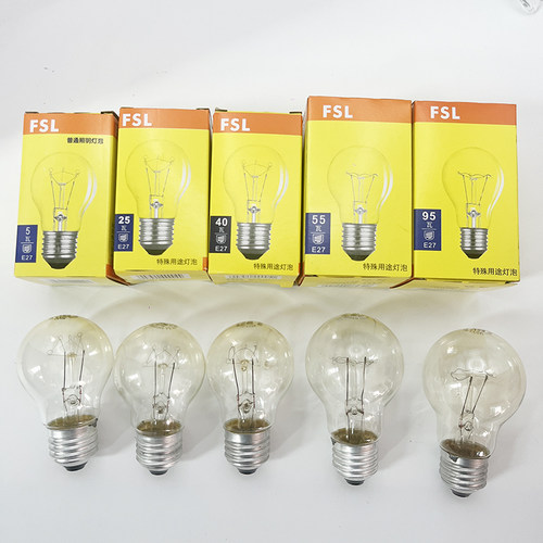 佛山照明钨丝灯泡fsl普通光源