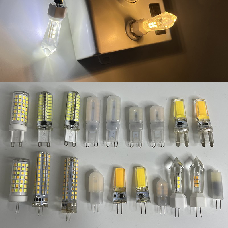 新款k9水晶灯泡g4插脚磨砂护眼