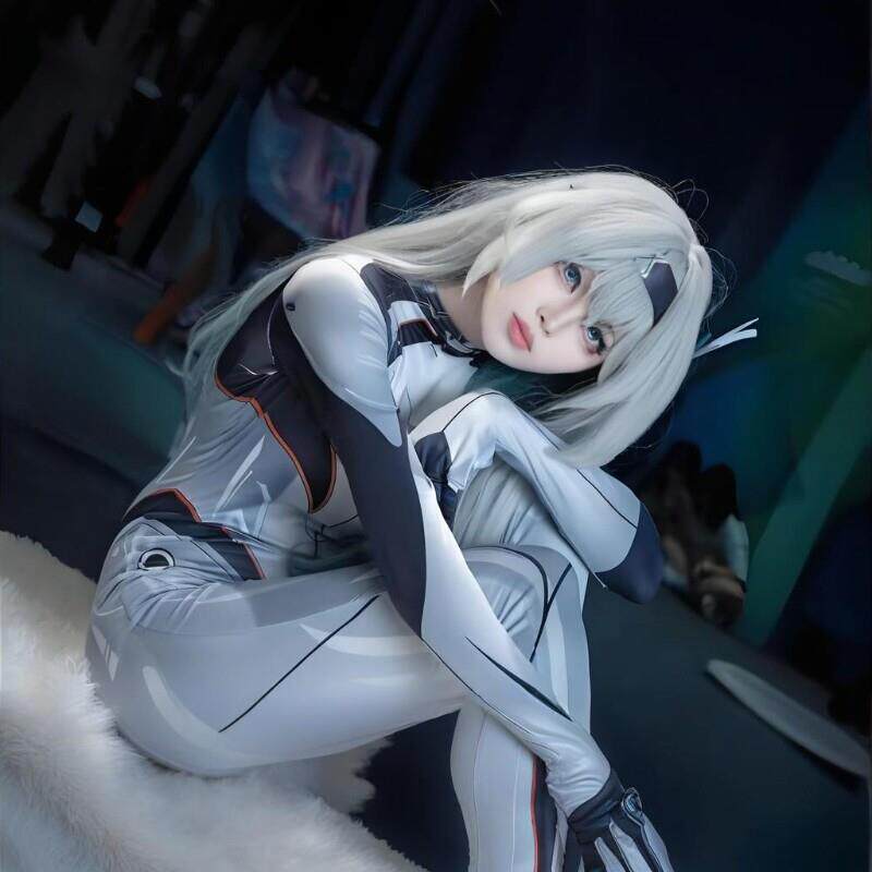 流萤cos服战斗服星穹铁道游戏角色女性连体衣皮衣cosplay服装假发