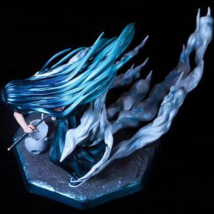 鬼灭之刃简刻gk霞柱时透无一郎手办九柱模型动漫摆件周边生日礼物