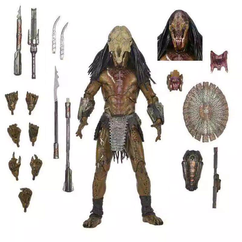 NECA 51725 铁血战士 野性掠食者 7寸可动人偶 盒装手办模型摆件