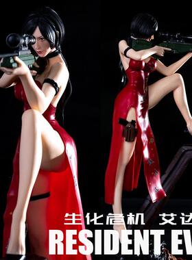 Resident Evil 生化危机8 艾达王手办旗袍女猎手雕像玩具游戏周边