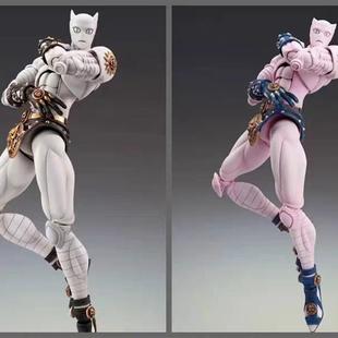国产JOJO的奇妙冒险不灭钻石杀手皇后白猫粉猫超像可动手办摆件