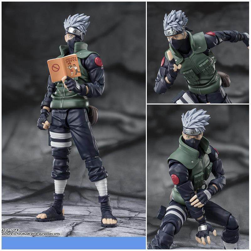 shf火影忍者 旗木卡卡西2.0可动手办 五五开模型人偶玩具生日礼物