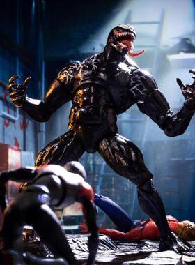 shf毒液3手办漫威埃迪特工手办关节可动玩具模型礼物电影版蜘蛛侠