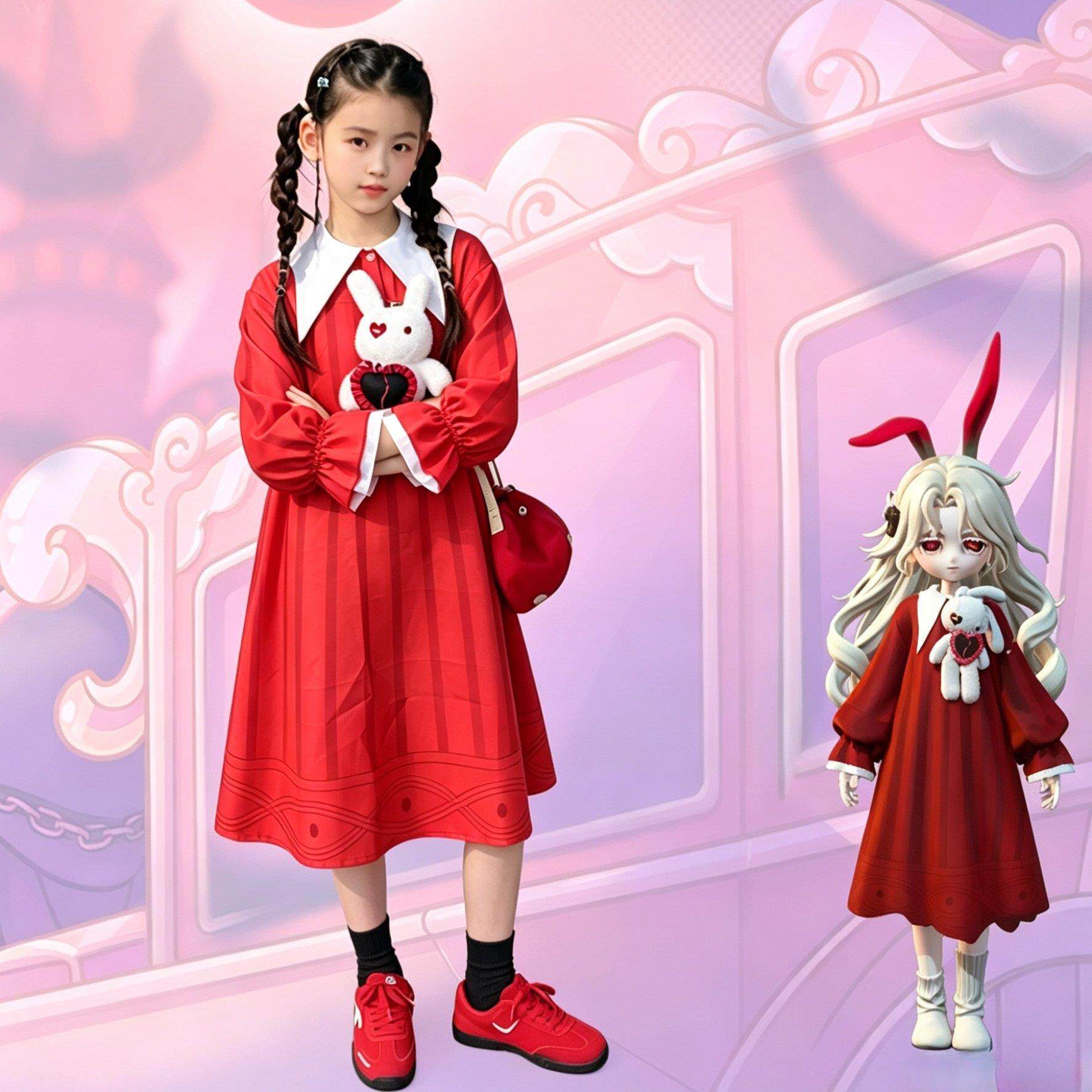 桃乐丝cos服蛋仔转校生cosplay服装全套假发现货女儿童成人表演服