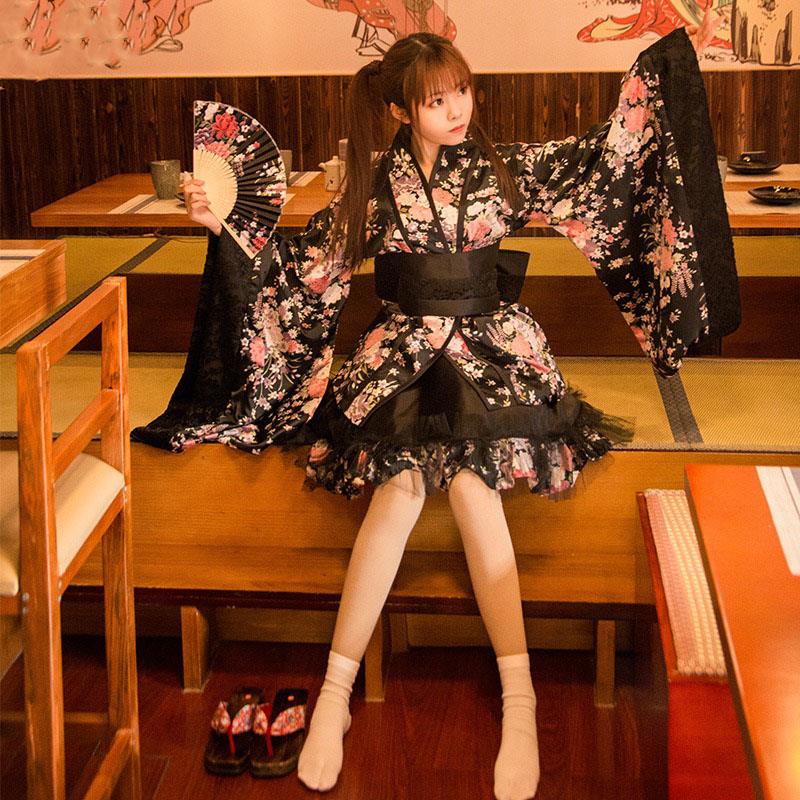 美依礼芽 极乐净土舞蹈 桃源恋歌cos服cosplay和服打歌服表演服装
