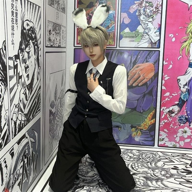 恋与深空cos服沈星回cos服兔耳执事沈星回cos服二次元乙游cosplay
