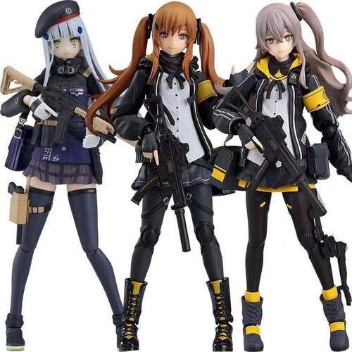 二次元figma可动机娘少女前线HK416小仓唯UMP45女高中生可动手办