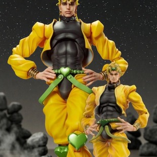 关节加强版JOJO的奇妙冒险超像 迪~AO 世界 可动大号25cm盒装手办