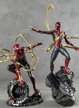 手办模型复仇者蜘蛛侠摆件家居客厅办公桌装饰品男生动漫生日礼物