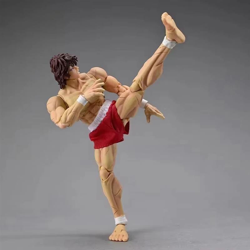 1/12范马刃牙可动手办模型玩具桌搭格斗大擂台赛ST勇次郎生日礼物